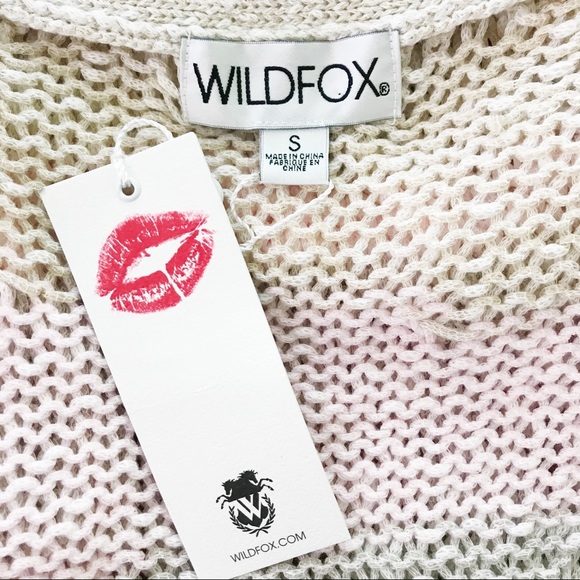 Wildfox Yara Distressed Dolman Cardigan Sweater S - Picture 10 of 11